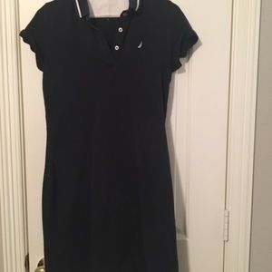 Nautica navy blue polo dress